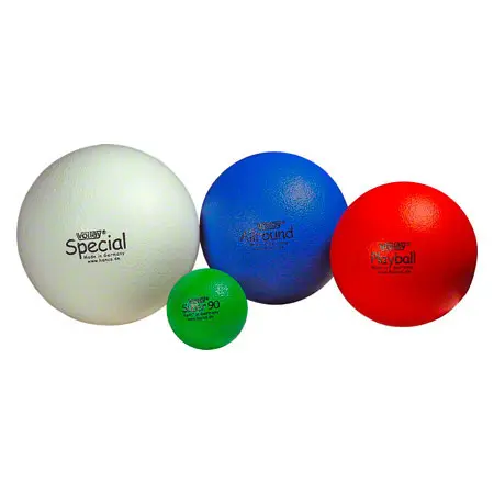 VOLLEY foam ball with ekephant skin,  21 cm, white