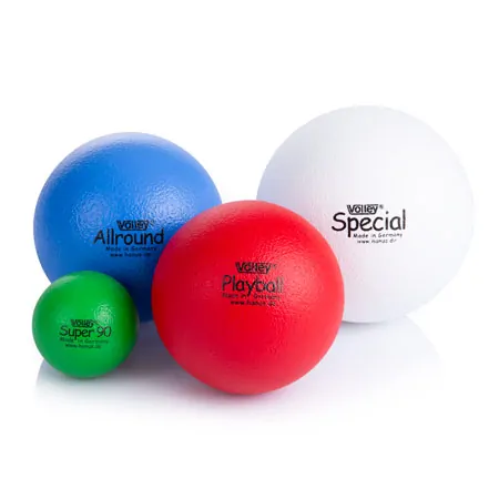 VOLLEY foam ball with ekephant skin,  21 cm, white