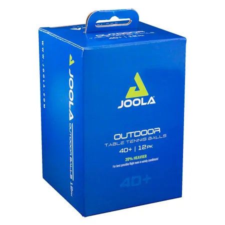 Joola table tennis balls Outdoor 40 +,12 pieces, white