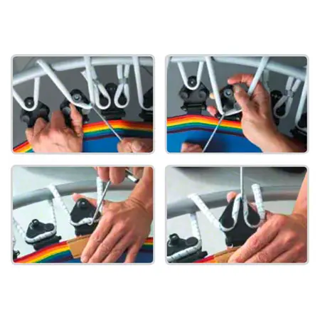 Clamping tool for Vario trampolines