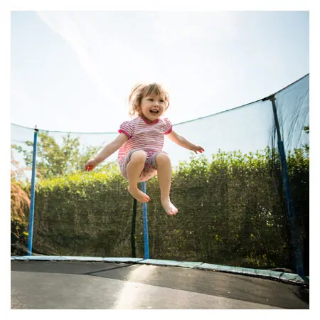Garden trampoline fun 37 set, trampoline  3.7 m incl. safety net