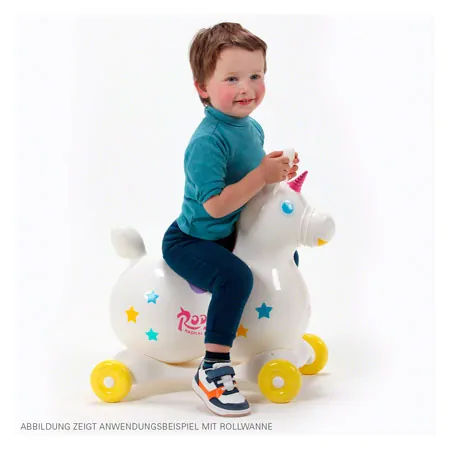 GYMNIC bouncing animal unicorn Rody Magical Unicorn with swing tub