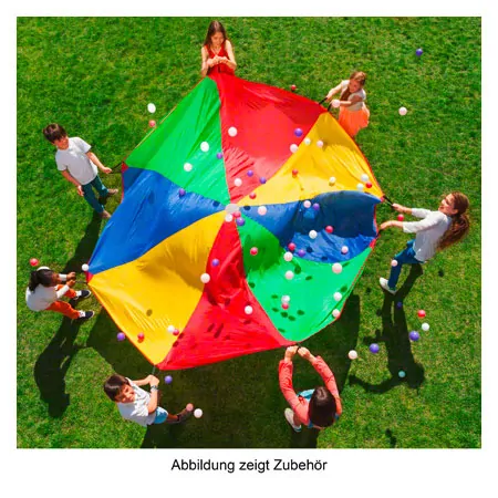 Schwungtuch,  3,5 m, yellow / red / green / blue