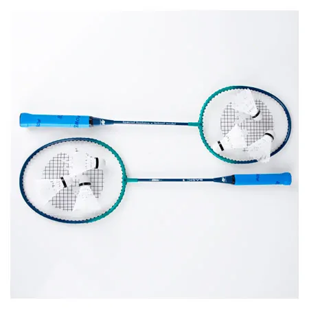 Badminton Set Standard, 2 rackets 66 cm + 6 shuttlecocks