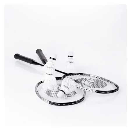 Badminton-set exclusive, 2 rackets 66 cm + 6 shuttlecocks