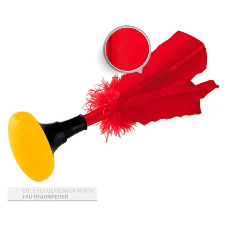 Throwing game Indiaca tournament, 45 g, incl. spare spring set for Indiaca