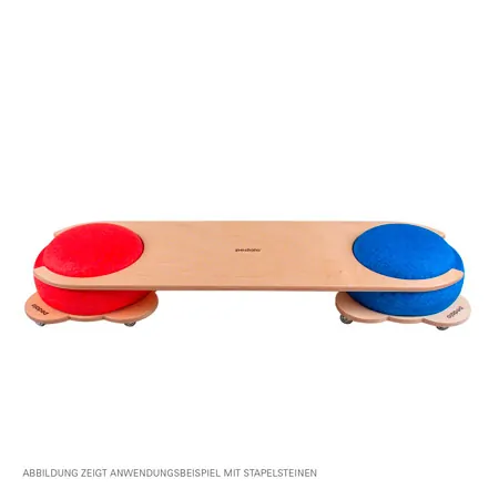 Rolling slide for stacking blocks, L x W x H 29 x 29 x 5.5 cm