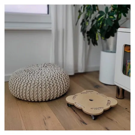 Rolling slide set, 5 pieces, 4 rolling boards and 1 stacking device