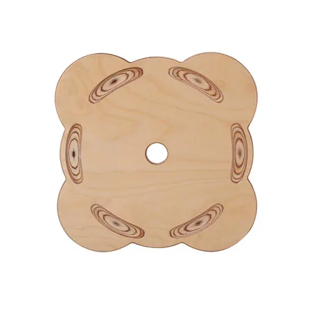 Move seat plate for stacking blocks, L x W x H 29 x 29 x 1.2 cm