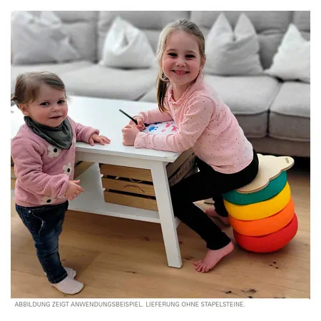 Move seat plate for stacking blocks, L x W x H 29 x 29 x 1.2 cm