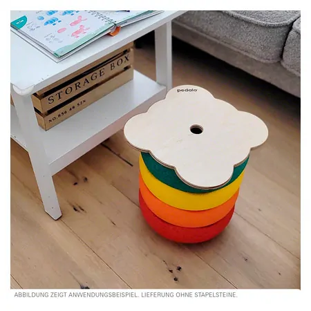 Move seat plate for stacking blocks, L x W x H 29 x 29 x 1.2 cm
