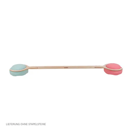Balancing bar for stacking blocks, L x W x H 160 x 28 x 4.3cm