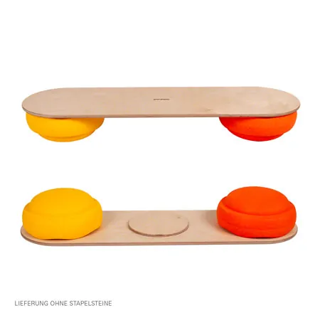 Rocking board for stacking block, L x W x H 90 x 28 x 2.2 cm