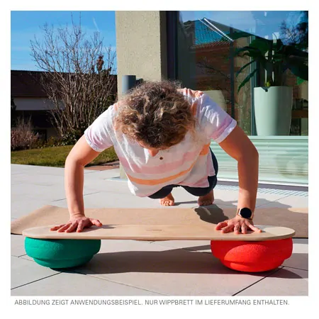 Rocking board for stacking block, L x W x H 90 x 28 x 2.2 cm