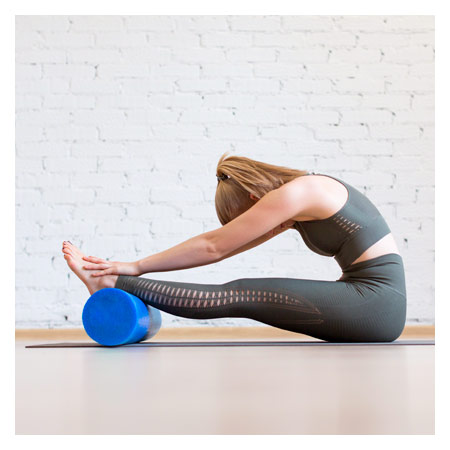 softX pilates roll   14.5 cm x 90 cm blue