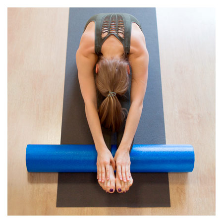 softX pilates roll   14.5 cm x 90 cm blue
