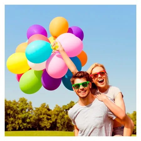 Air balloons, 100 pieces,  15 cm