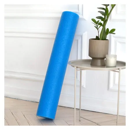 Yoga roller,  15 cm x 90 cm, blue
