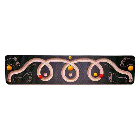 Balancing board spiral with 3 balls