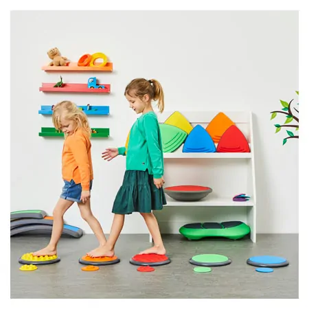 Tactile discs-set 1: 5x large  27 cm + 5x small  11 cm