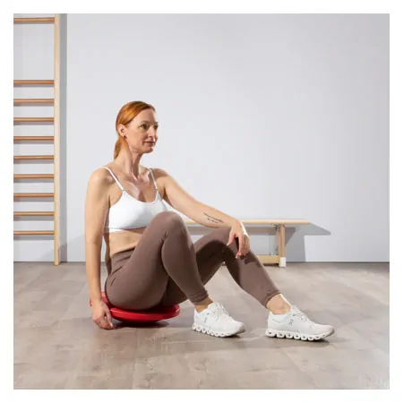 GymTop Balance disc made of plastic,  40 cm, red