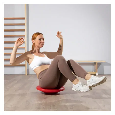 GymTop Balance disc made of plastic,  40 cm, red