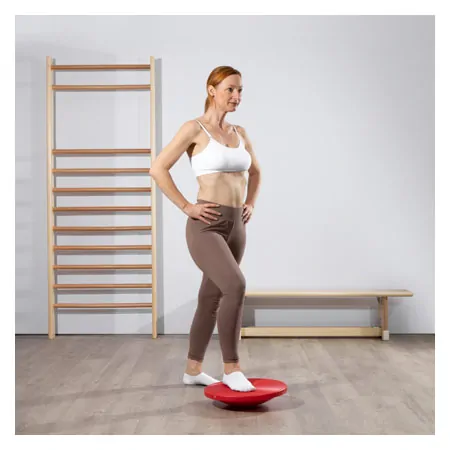 GymTop Balance disc made of plastic,  40 cm, red