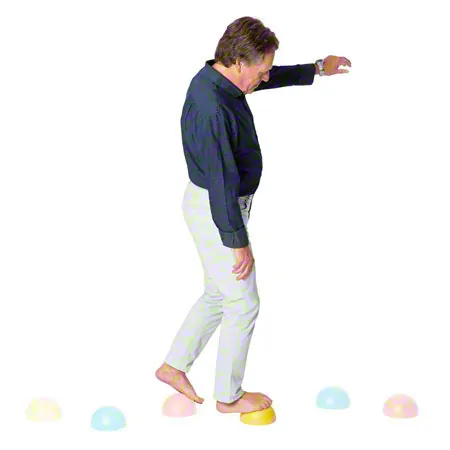 Balancing hemisphere made of plastic, piece