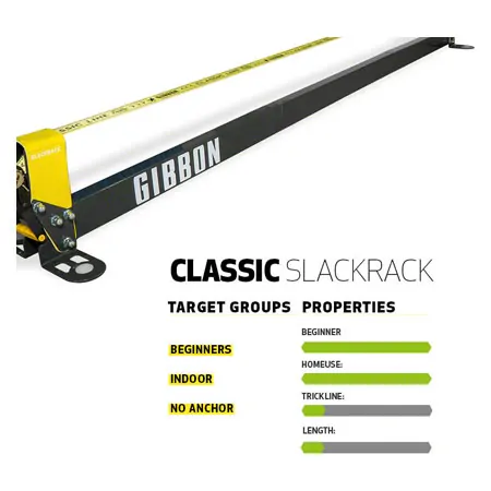 GIBBON Slackrack-Set Classic, 2-parts