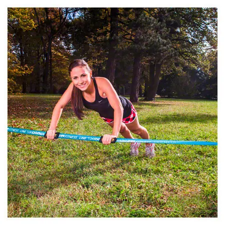 GIBBON Slackline Fitness Balance Spiel Balancierspiel Gleichgewichtstrainer 15 m