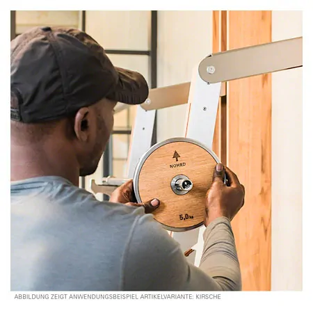 NOHRD SquatRack folding dumbbell rack oak