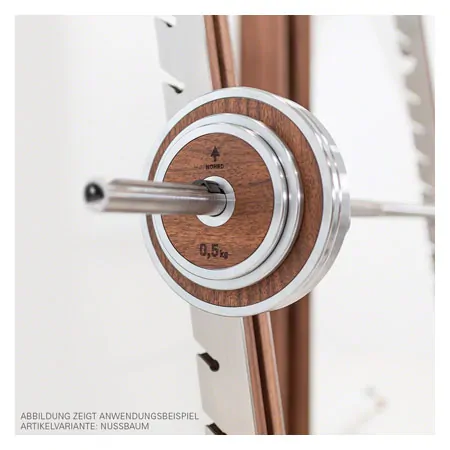 NOHRD SquatRack fold out dumbbell rack cherry