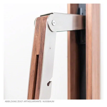 NOHRD SquatRack fold out dumbbell rack walnut