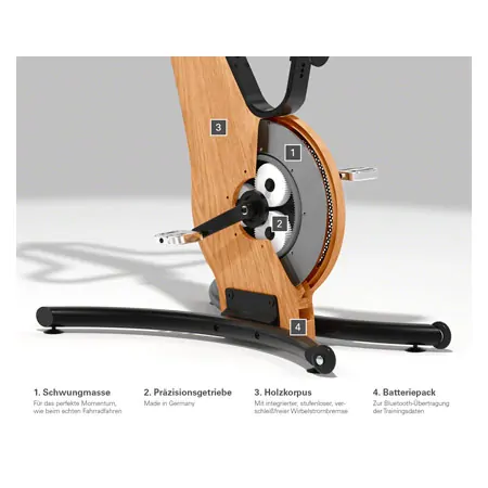 NOHrD bike ergometer oak