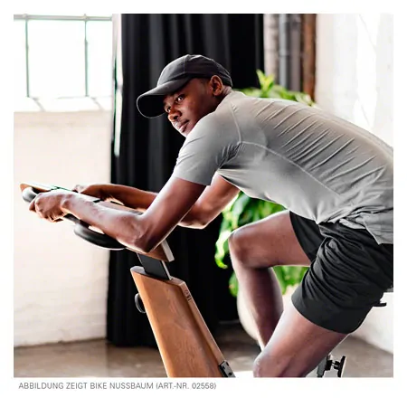 NOHrD bike ergometer cherry wood