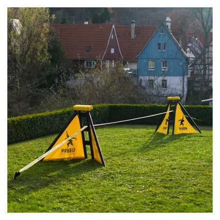 GIBBON Independence Kit Classic, Slackline-Garden-Set, 6-pcs
