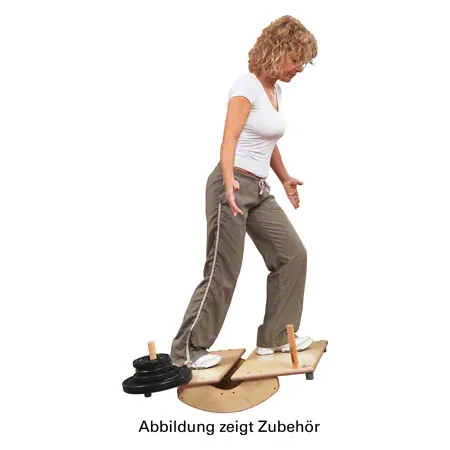 Reha rocker board, LxWxH 60x85x15 cm
