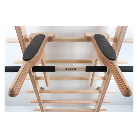Pedalo dip bar set, dip bar + training bar for wall bars