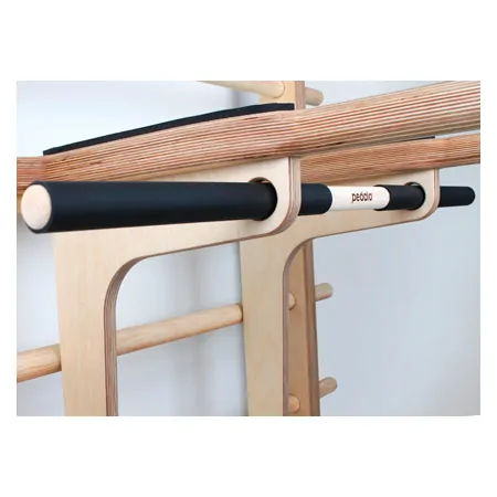 Pedalo dip bar set, dip bar + training bar for wall bars