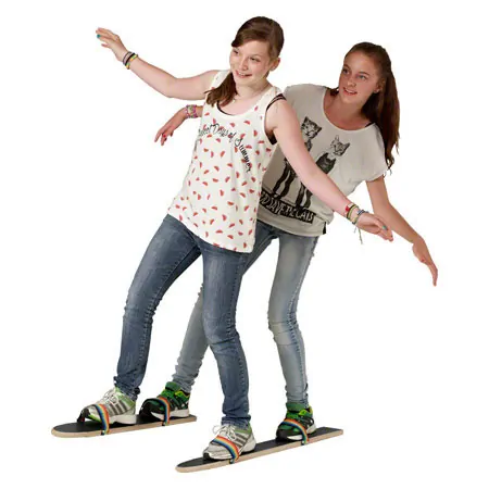 Pedalo summer ski with footstrap for 4 people length 160 cm