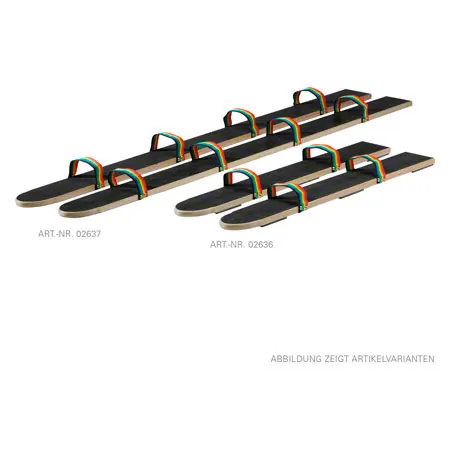Pedalo summer ski with footstrap for 4 people length 160 cm