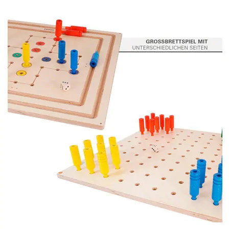 Pedalo large board- game collection, LxWxH 75x75x3 cm