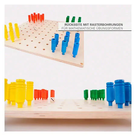 Pedalo large board- game collection, LxWxH 75x75x3 cm
