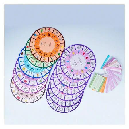 Pedalo Kidino reading set, 12 task and solution cards