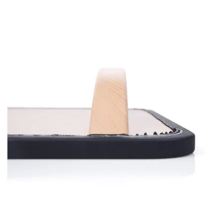 Seesaw board with non-slip surface, small, 50x50x10 cm, black