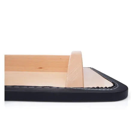 Seesaw board with non-slip surface, big, 160x60x13 cm, black
