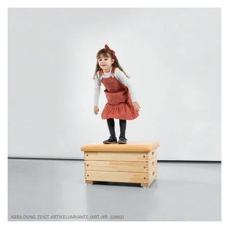 Vaulting boxes, LxWxH 70x50x40 cm, 1-piece.