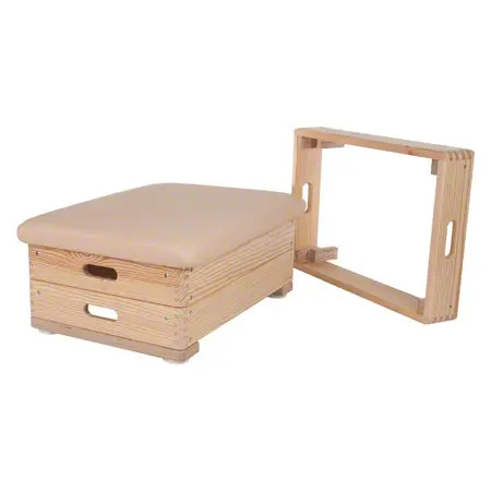 Vaulting boxes, LxWxH 70x50x40 cm, 3-piece.