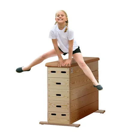 Vaulting boxes, LxWxH 150x50x110 cm, 5 pieces.