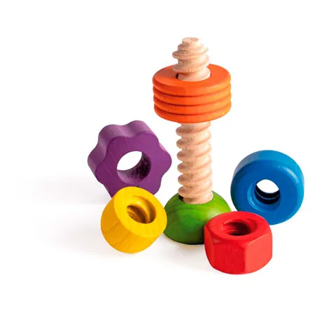 Erzi screw game rainbow